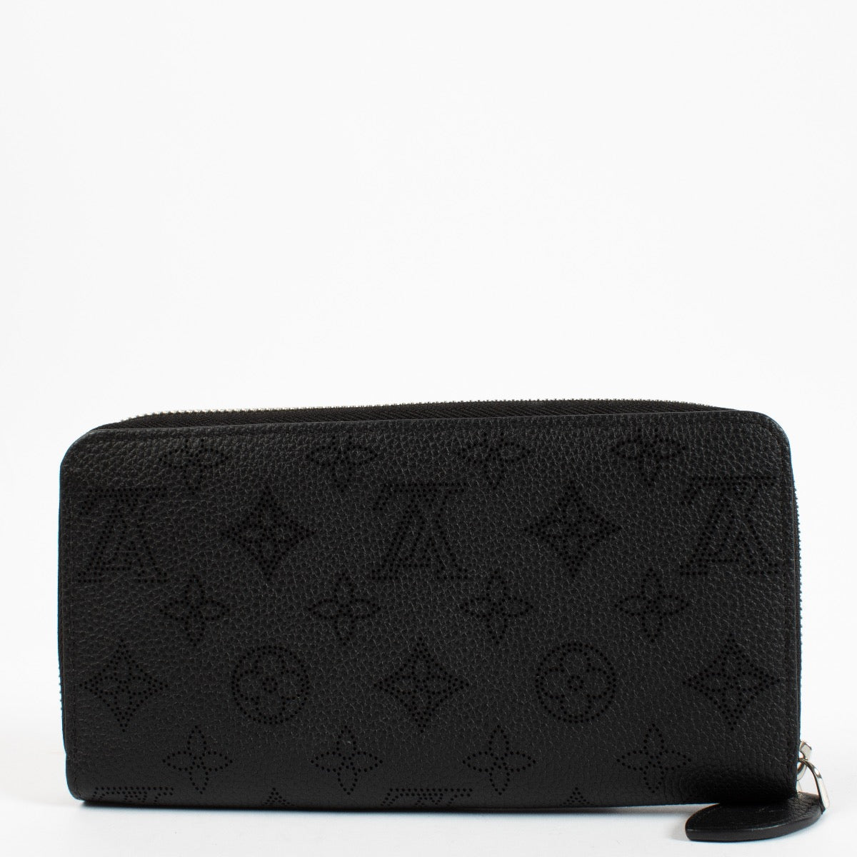 Louis Vuitton Black Mahina Zippy Wallet
