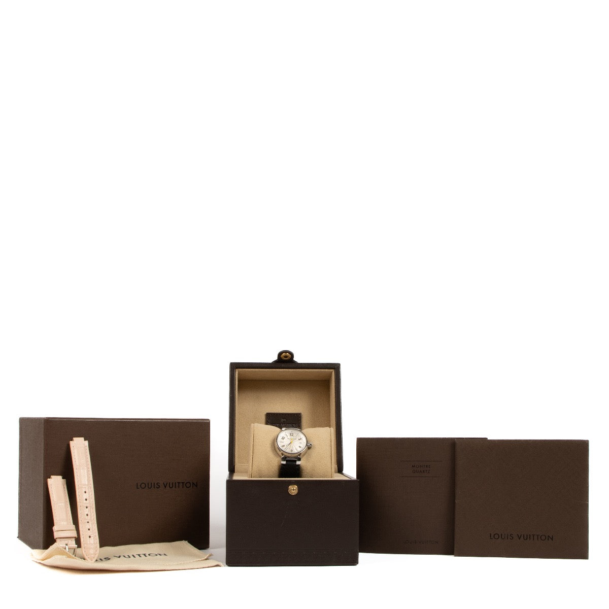 Louis Vuitton Tambour Slim Hologram 28MM Horloge