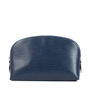 Louis Vuitton Blue Epi Leather Pouch for the best price at Labellov secondhand luxury in Antwerp.