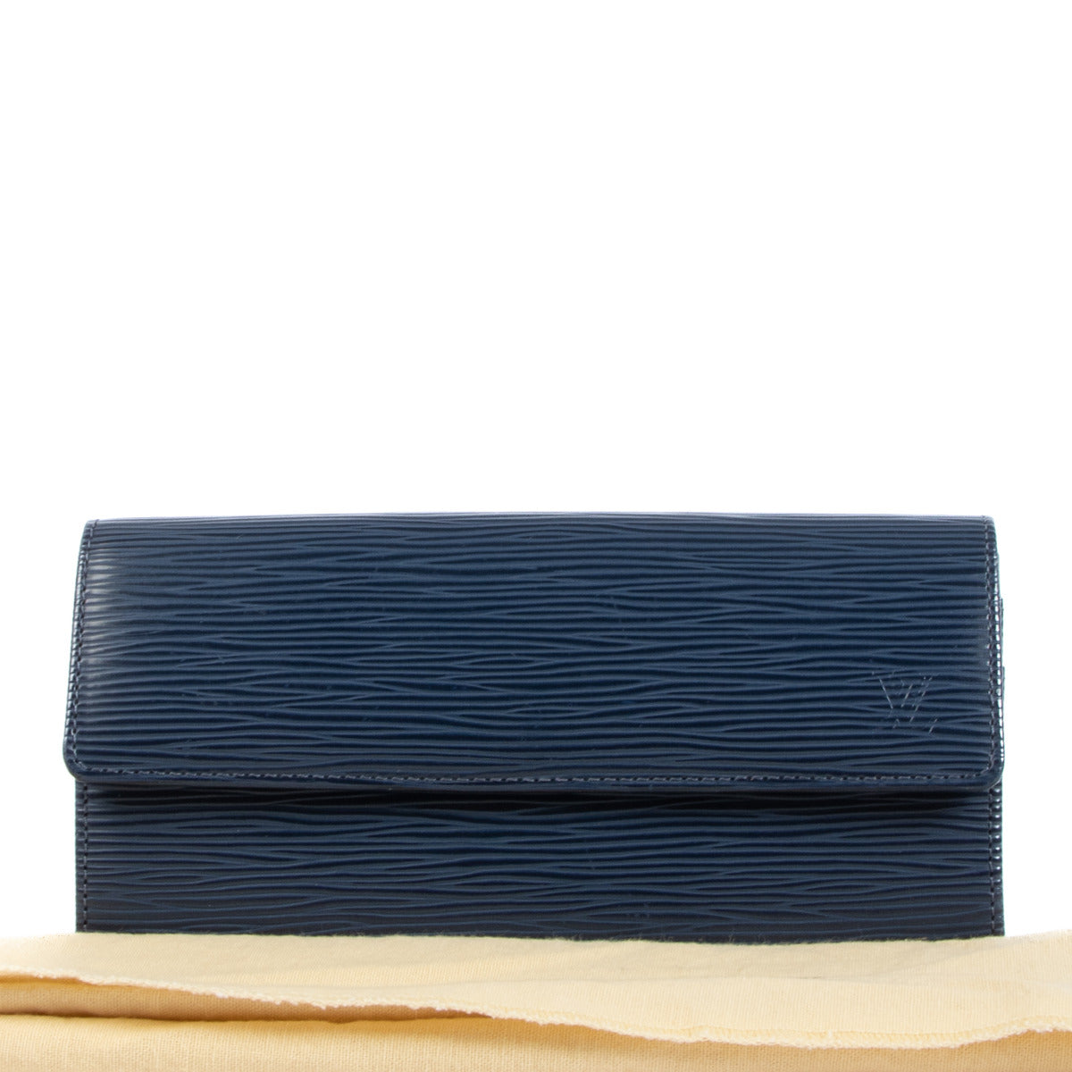 Louis Vuitton Blue Epi Leather wallet available in Antwerp Brussels Knokke