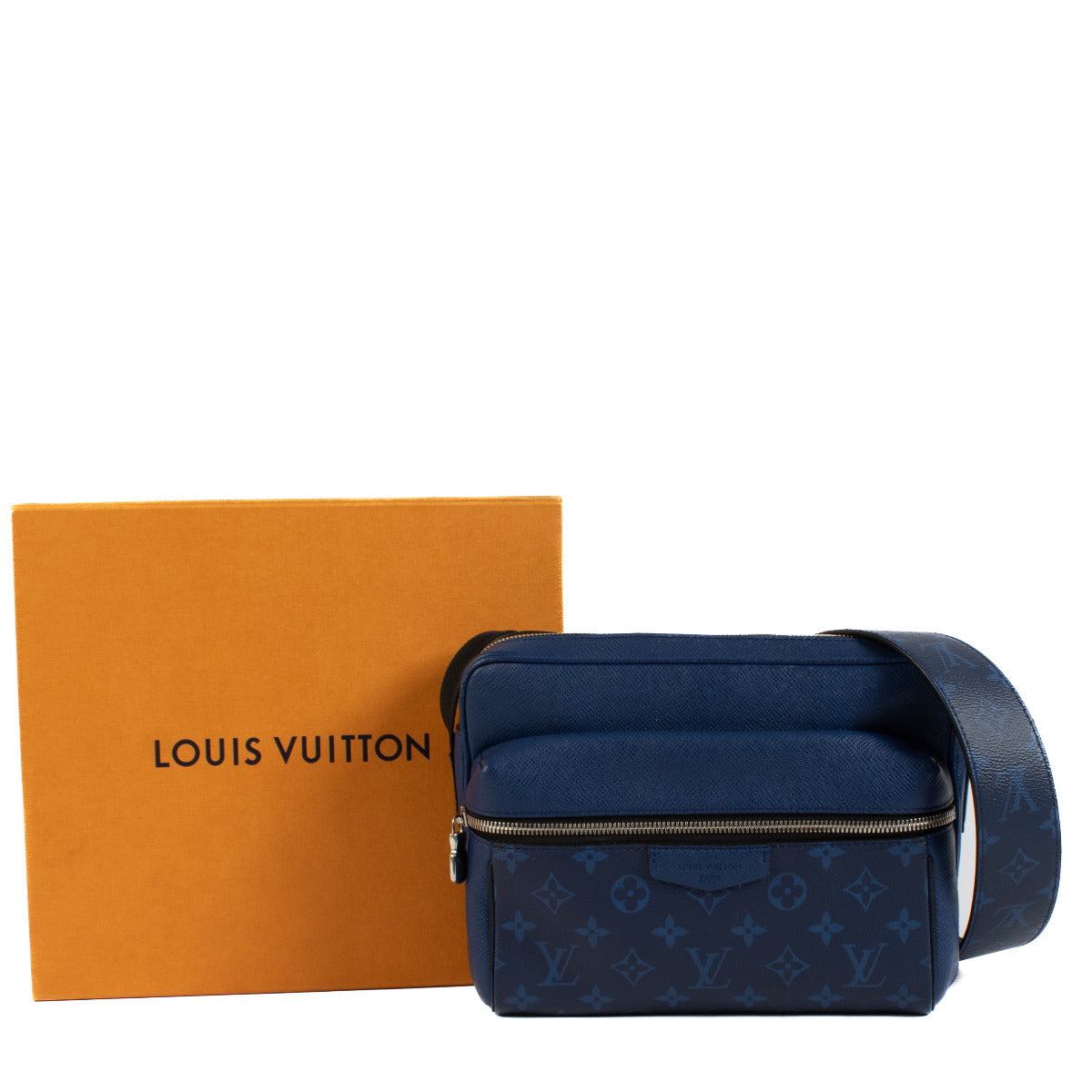 Louis Vuitton Blue Outdoor Messenger Bag Crossbody