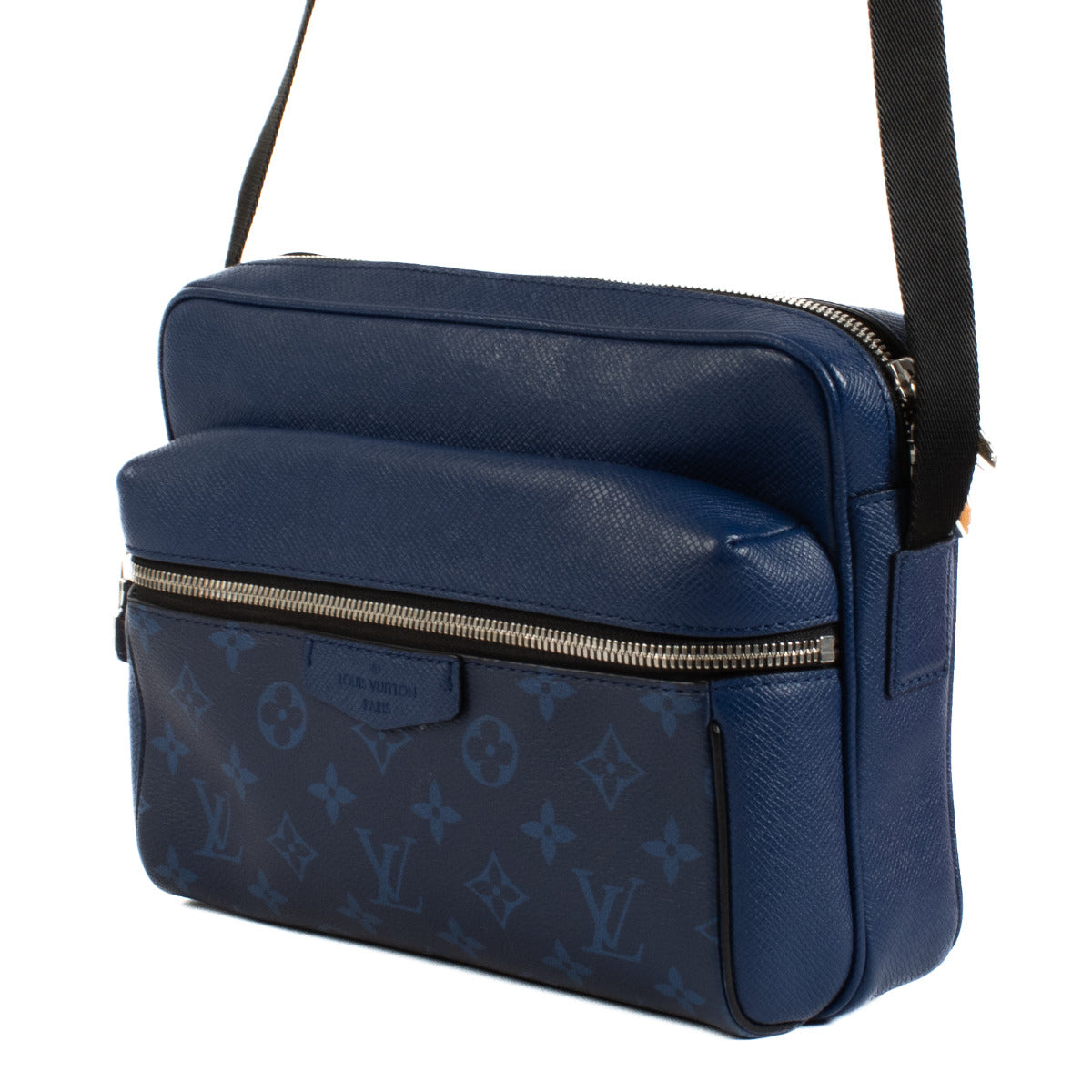 Louis Vuitton Blauwe Outdoor Messenger Crossbodytas