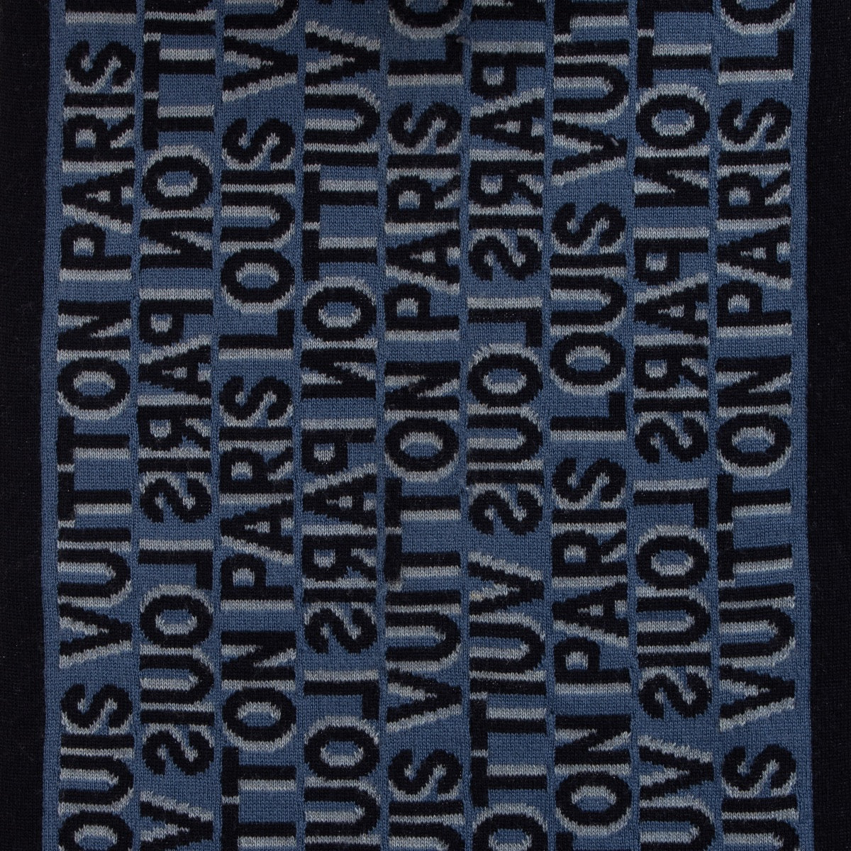 Shop 100% authentic second-hand Louis Vuitton Blue Logo Scarf on Labellov.com