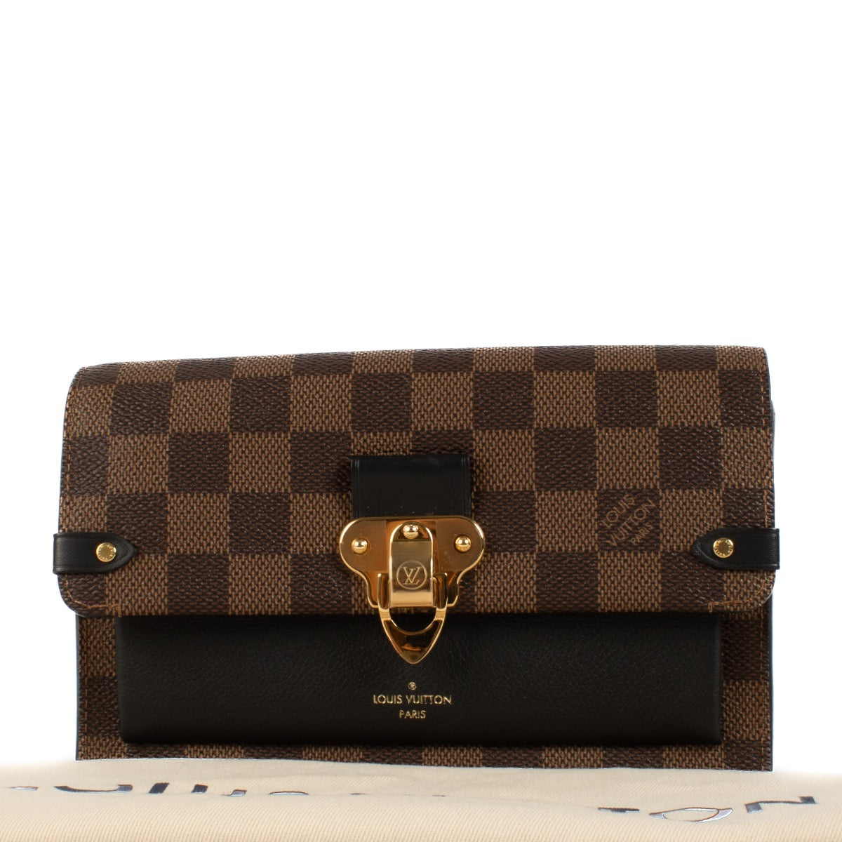 shop 100% authentic second hand Louis Vuitton Damier Ebene Vavin Clutch on Labellov.com