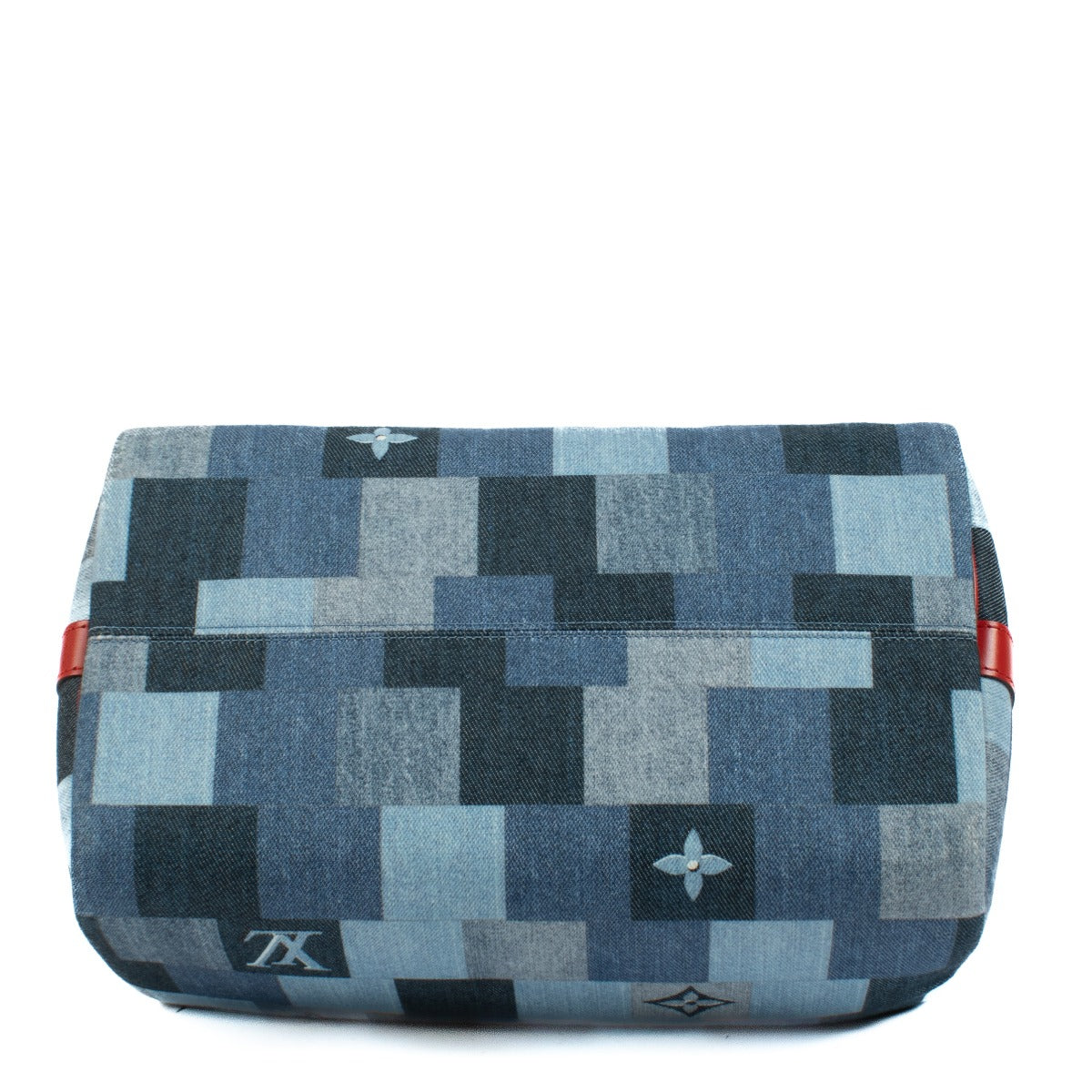 Shop 100% authentic Louis Vuitton Blue Denim Speedy 30 at Labellov.com.