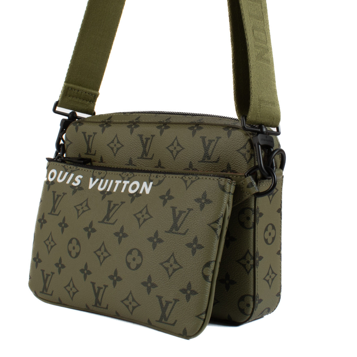 Sac bandoulière Trio Monogram vert Louis Vuitton
