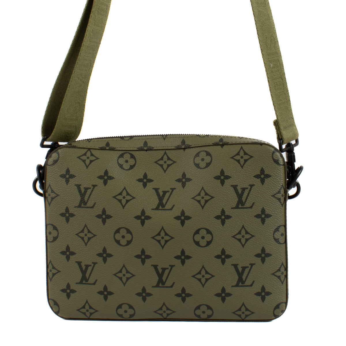 Sac bandoulière Trio Monogram vert Louis Vuitton