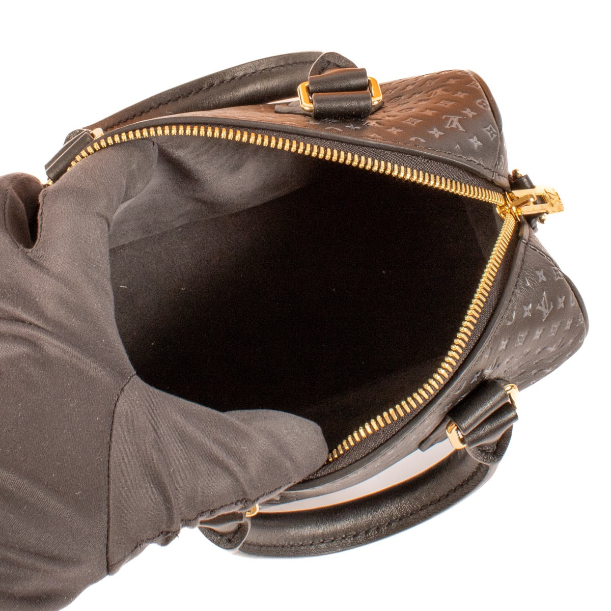 shop 100% authentic second hand Louis Vuitton Black/Blue Monogram Speedy 20 on Labellov.com