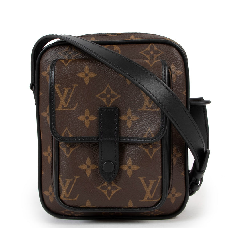Louis Vuitton Christopher Wearable Wallet Monogram Macassar Canvas