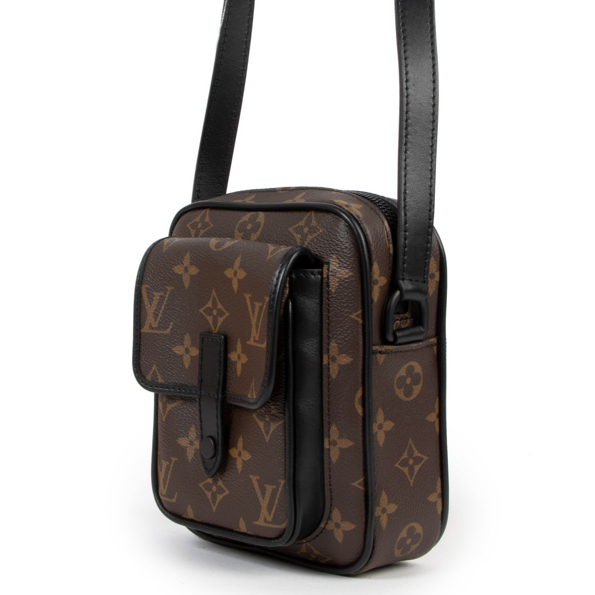 Louis Vuitton Christopher Wearable Wallet Monogram Macassar Canvas