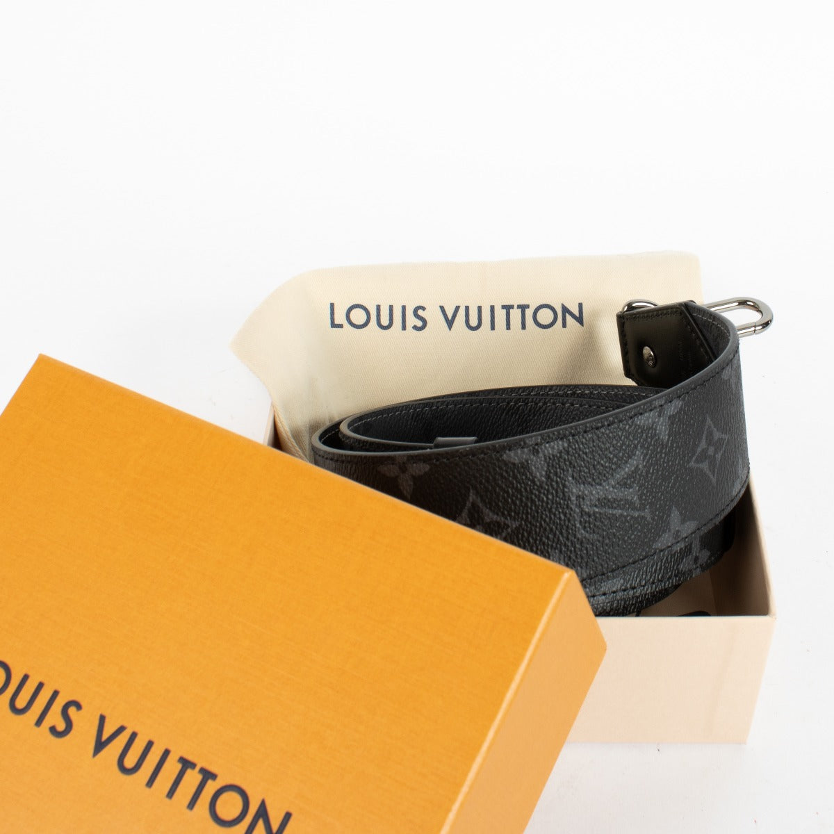 Louis Vuitton Omkeerbare Monogram Eclipse Band