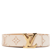 shop 100% authentic second hand Louis Vuitton Monogram Dune Initials 30 Belt - Size 85 on Labellov.com