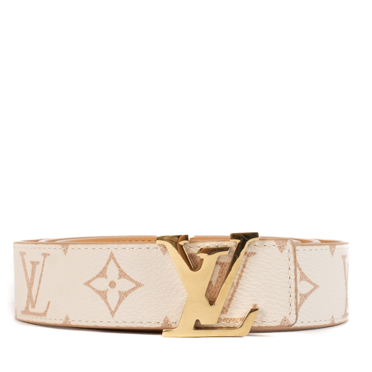 shop 100% authentic second hand Louis Vuitton Monogram Dune Initials 30 Belt - Size 85 on Labellov.com