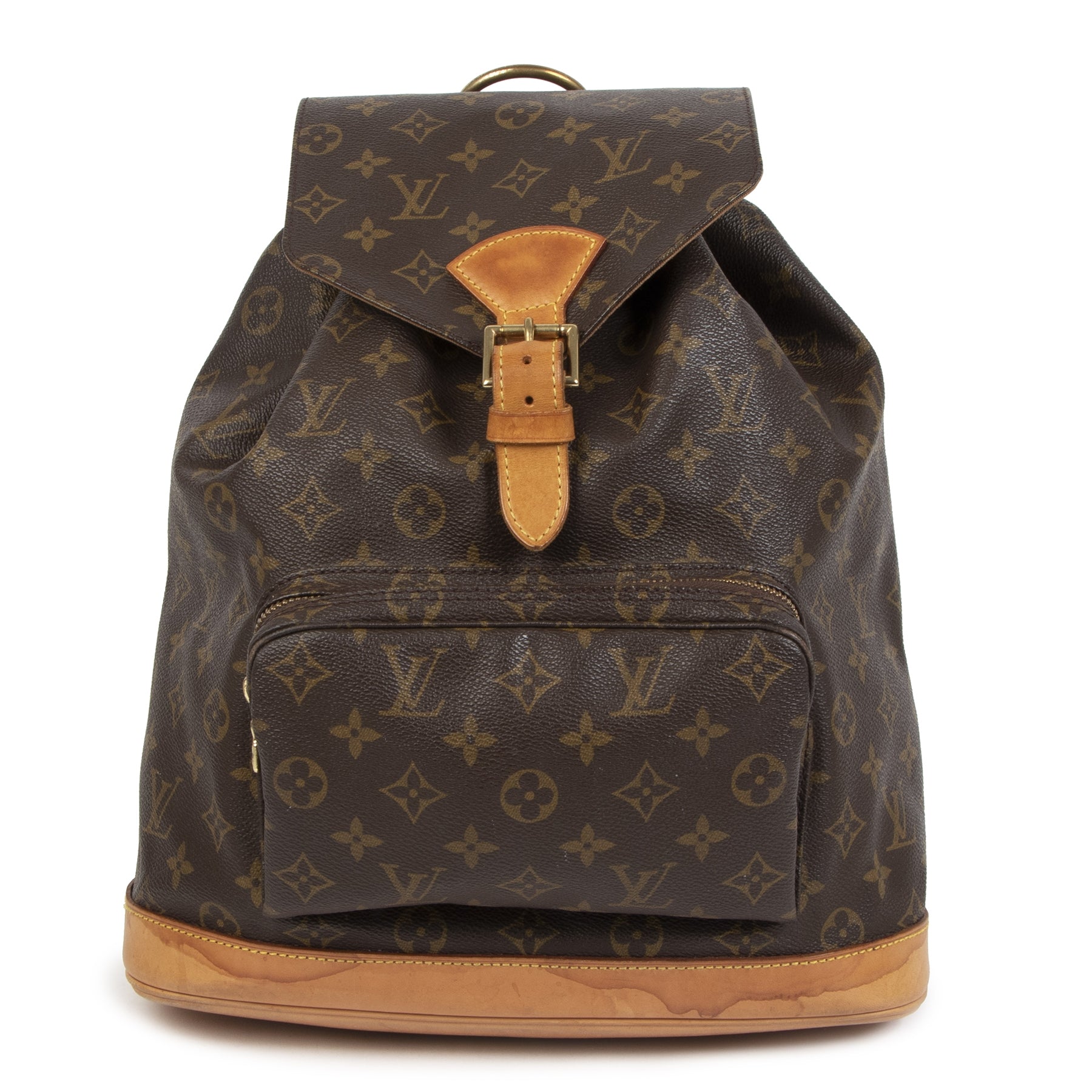 Authentieke Tweedehands ouis Vuitton Monogram Montsouris GM Backpack juiste prijs veilig online shoppen luxe merken webshop winkelen Antwerpen België mode fashion