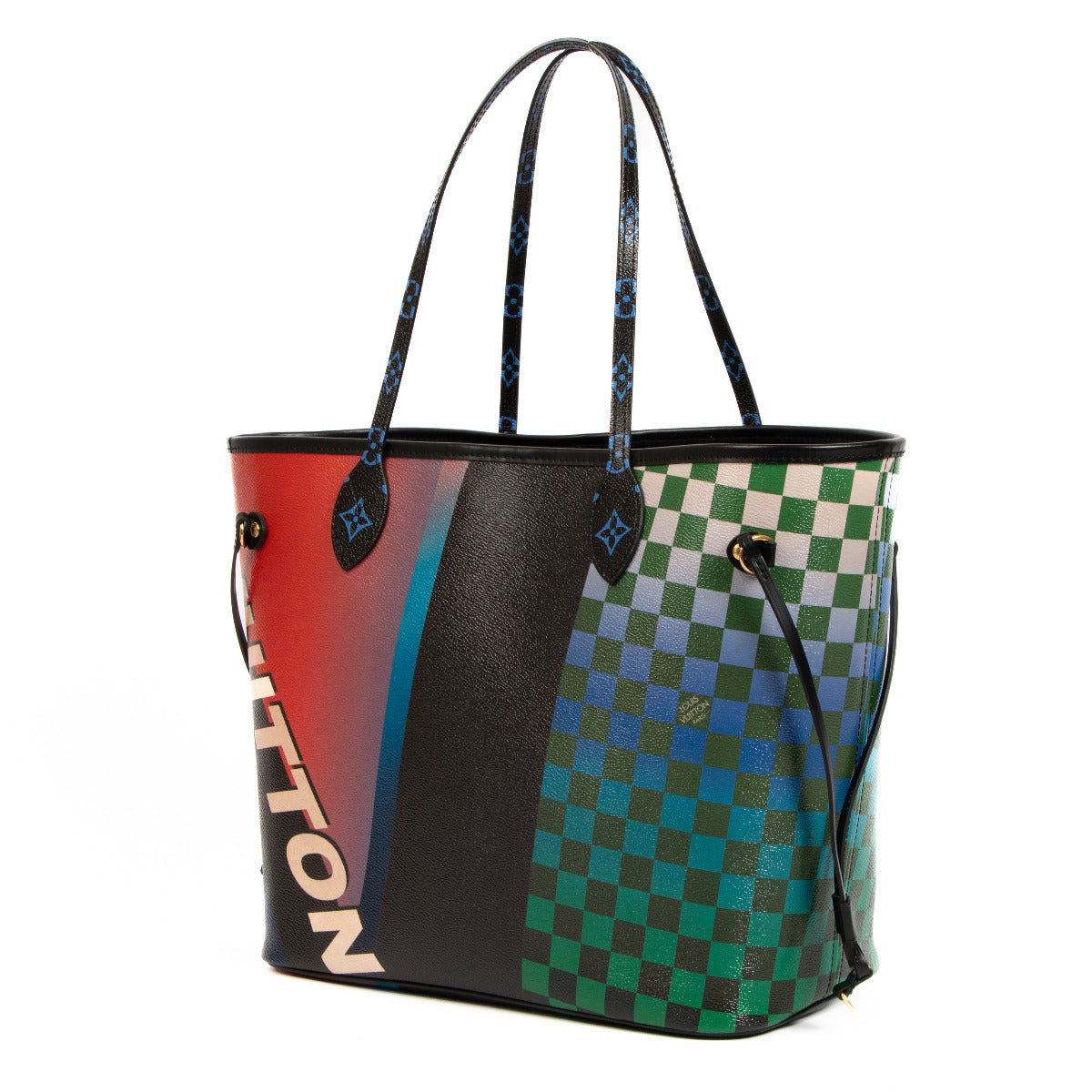 Louis Vuitton Limited Edition Neverfull Damier Race tas