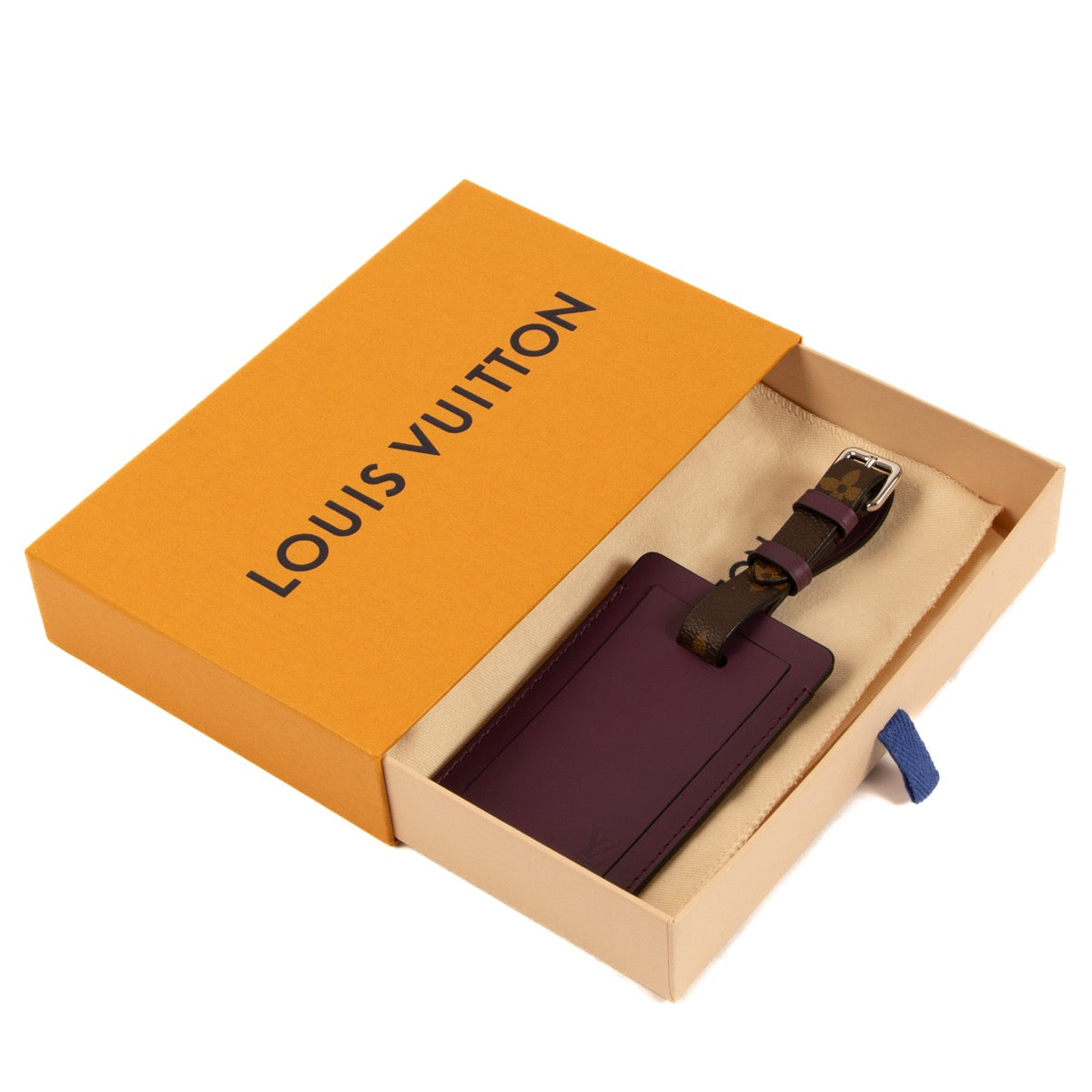 Shop 100% authentic second-hand Louis Vuitton Purple Leather Travel Tag on Labellov.com