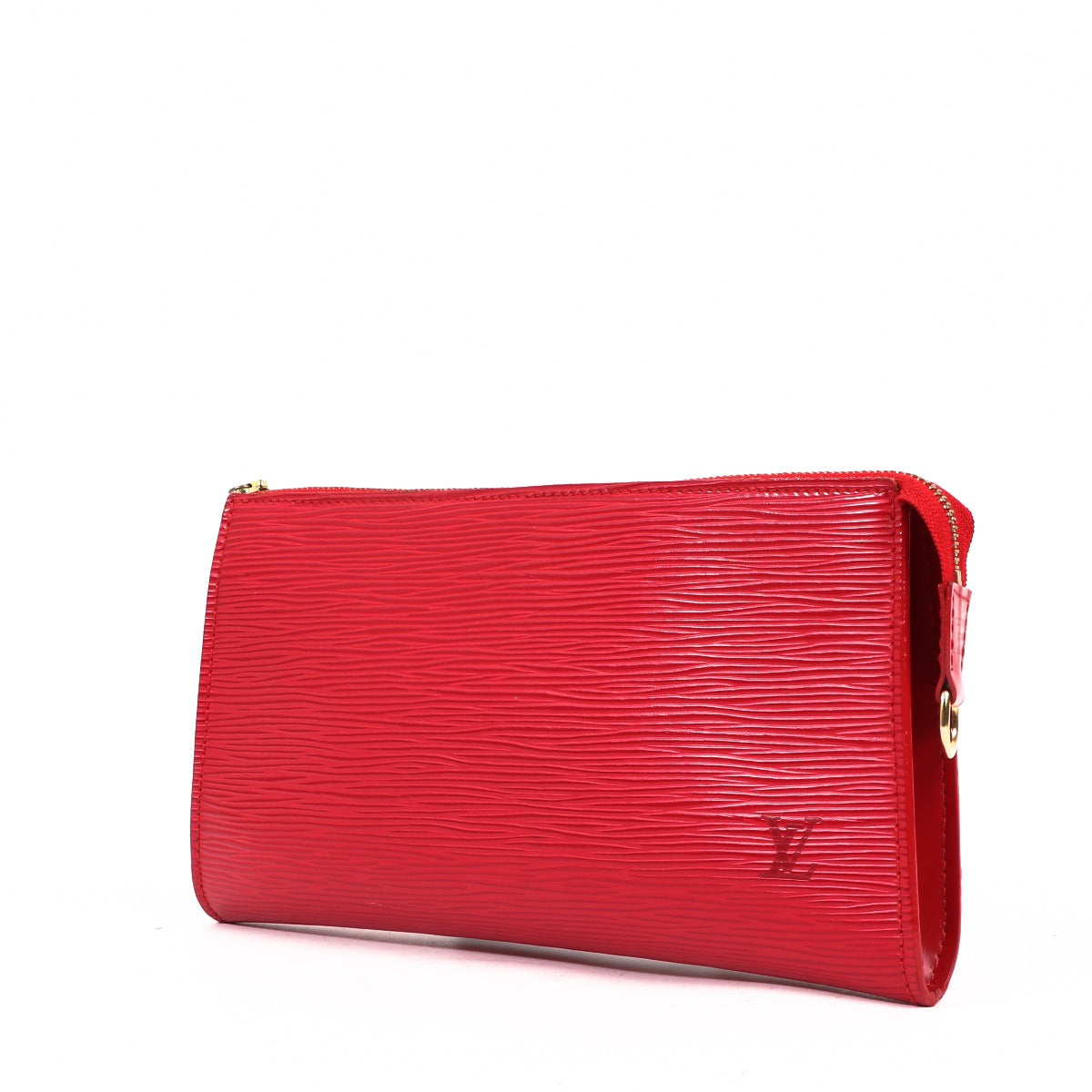 Louis Vuitton Rode Epi Lederen Pochette Accessoires Clutch