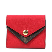Louis Vuitton Red Monogram Double V Compact Wallet