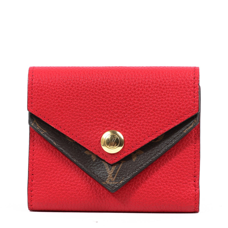 Louis Vuitton Red Monogram Double V Compact Wallet