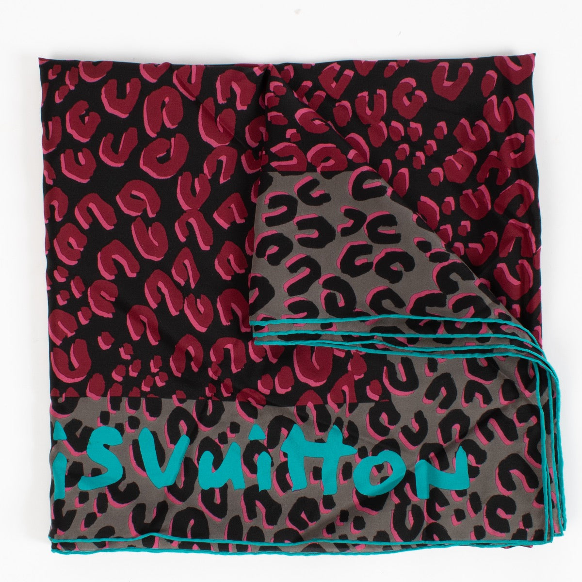 Louis Vuitton Leopard Print Scarf