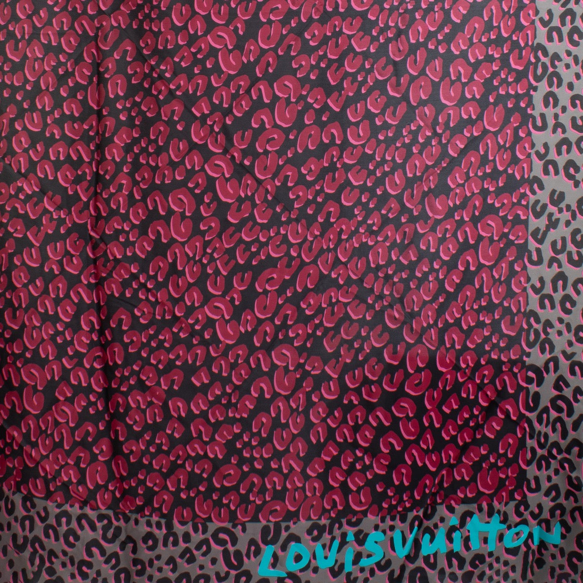 Louis Vuitton Leopard Print Scarf