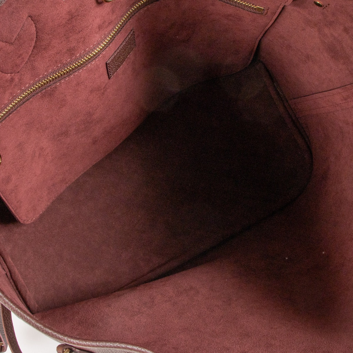 Louis Vuitton Wijnkleurige Empreinte Lederen Neverfull MM