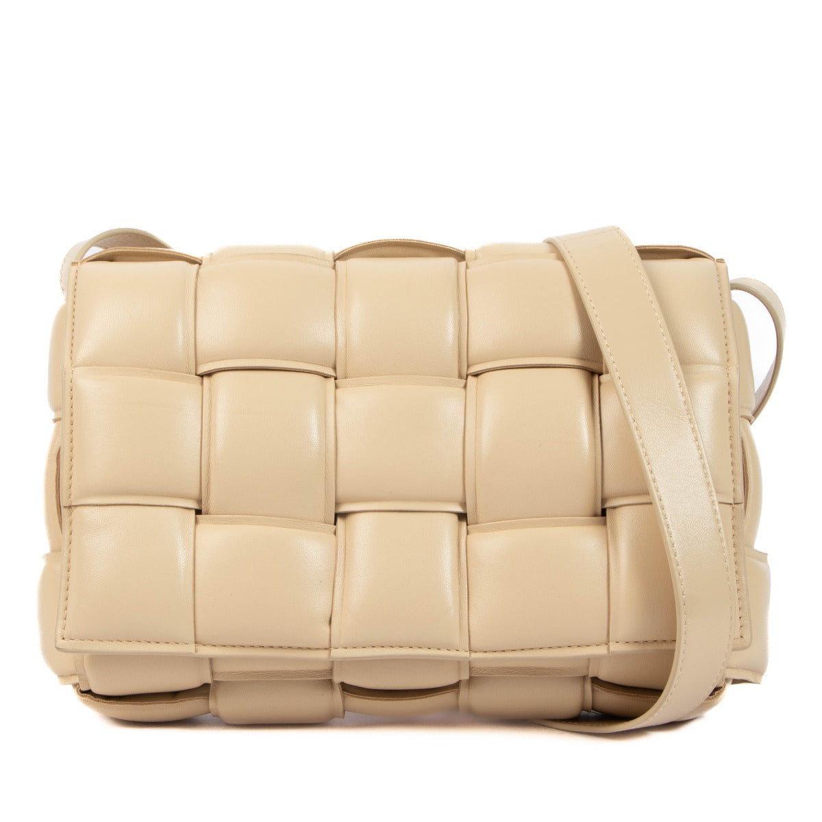 Bottega Veneta Almond Padded Cassette Bag