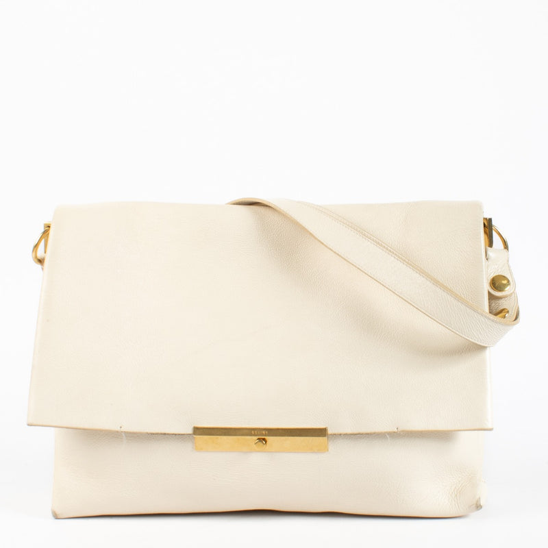Authentic preloved Celine Cream Blade Bag on Labellov.com