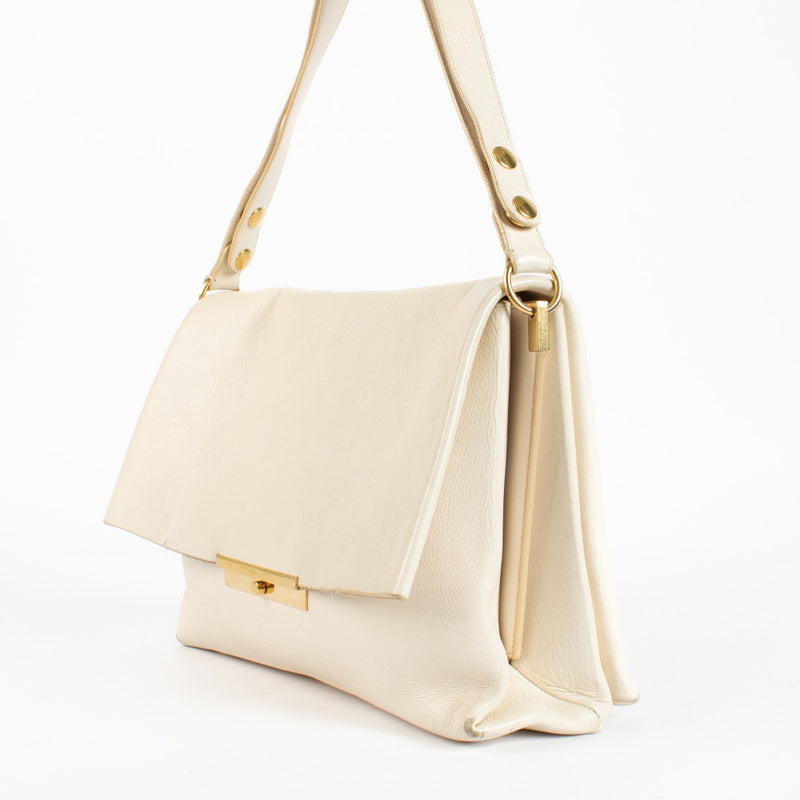 Authentic preloved Celine Cream Blade Bag on Labellov.com