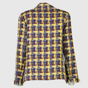 Authentic pre-loved Chanel 04A Check Tweed Jacket - Size FR 40 on Labellov.com