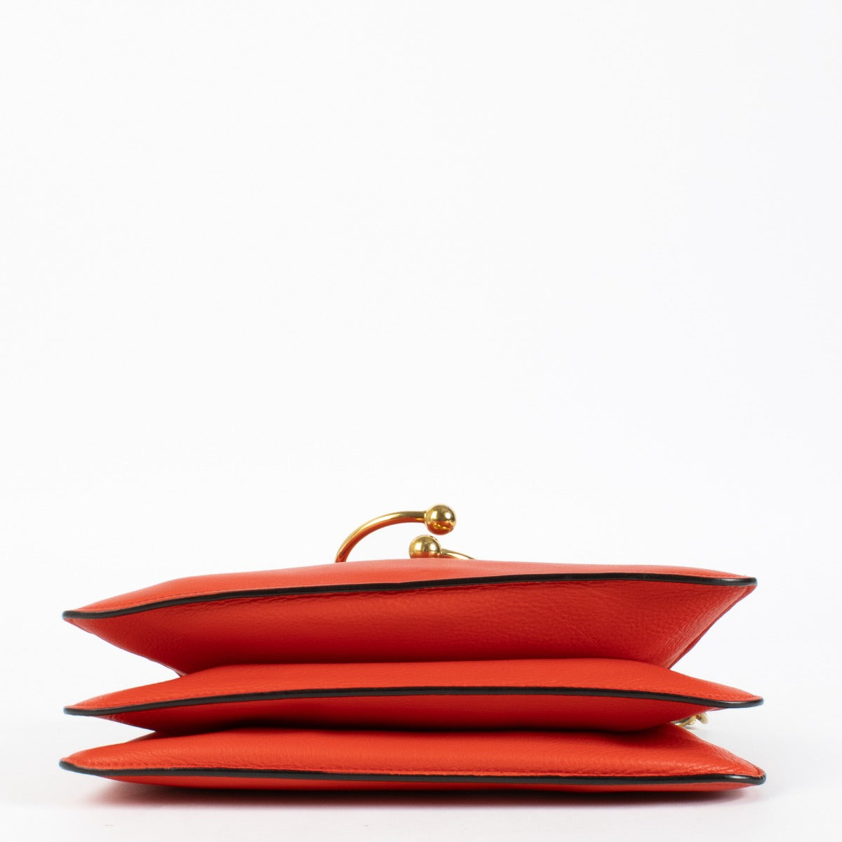 Authentic pre-loved JW Anderson Red Medium Pierce Shoulder Bag on Labellov.com
