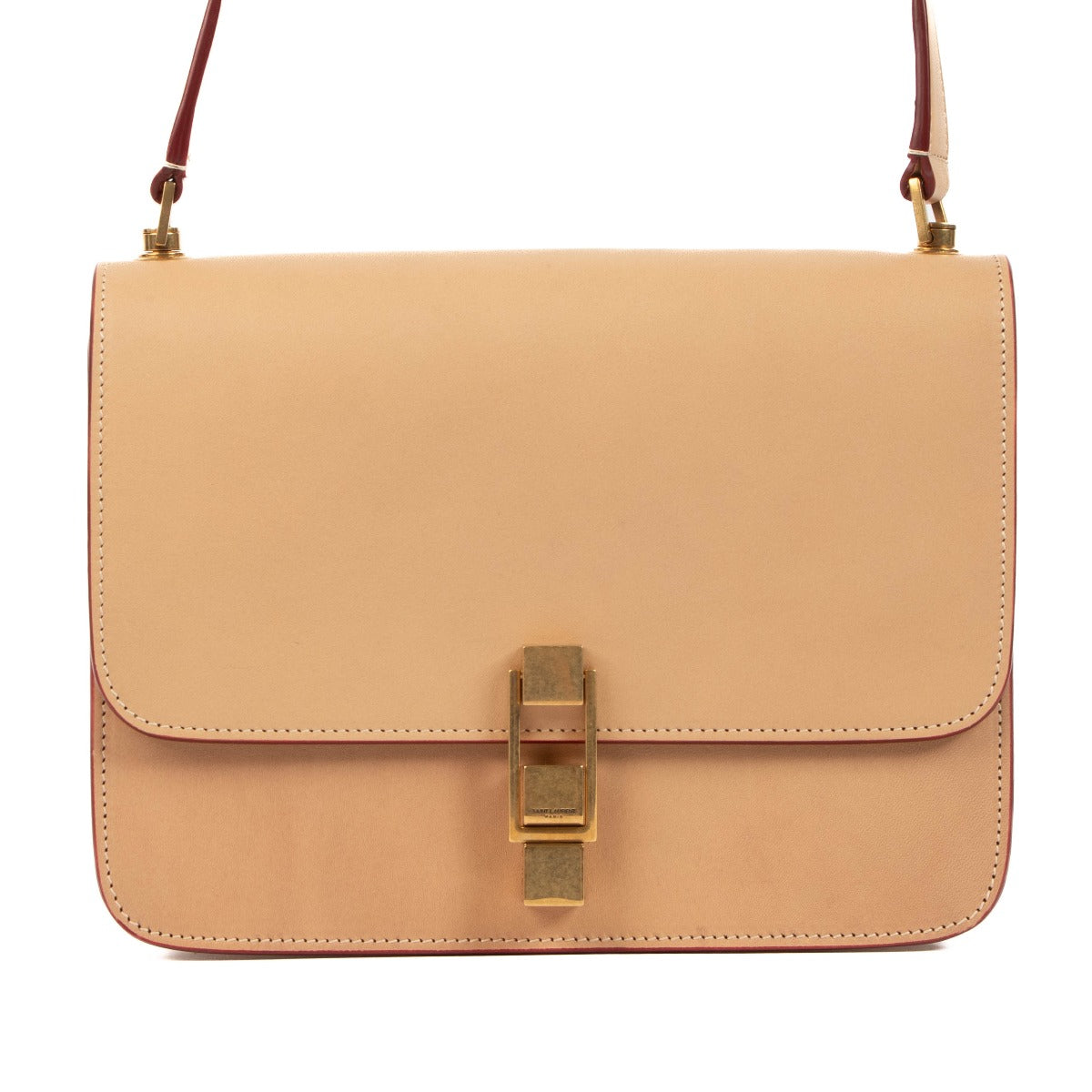 Saint Laurent Beige Le Carré Satchel Bag