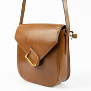 Shop this authentic Delvaux Tan Orphé Shoulder Bag pre-loved on Labellov.com 