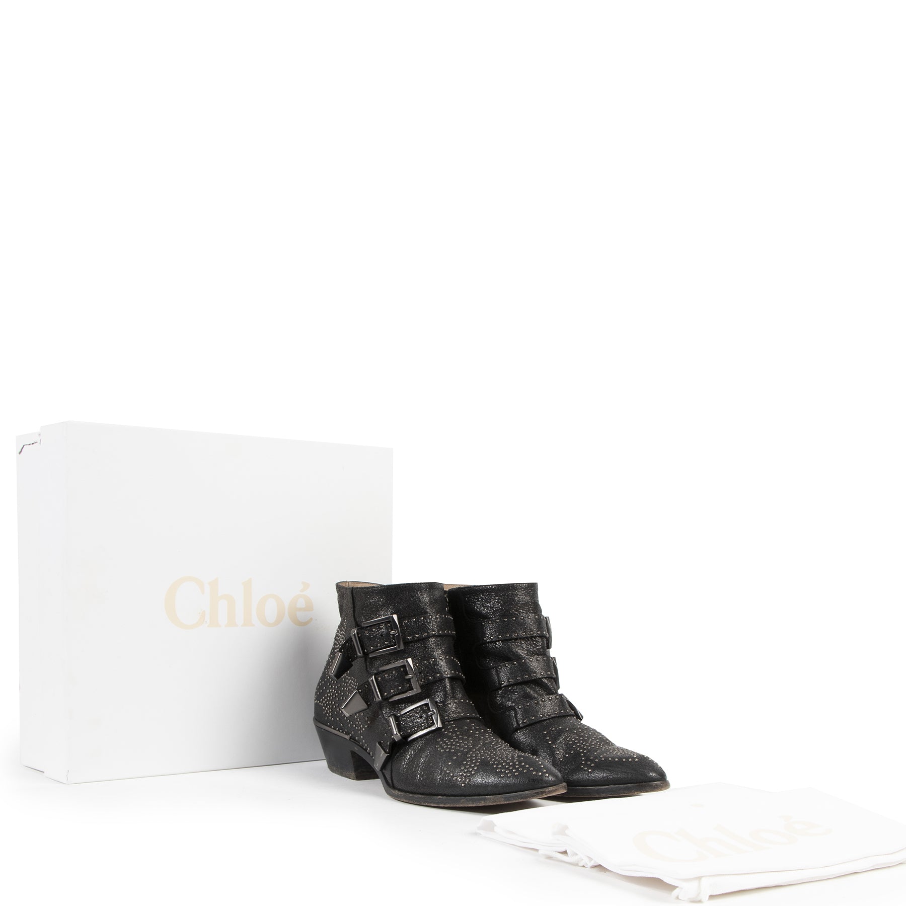 Chloé Black Susanna Boots - size 39
