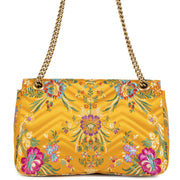 Gucci GG Marmont Medium Quilted Floral-jacquard Shoulder Bag