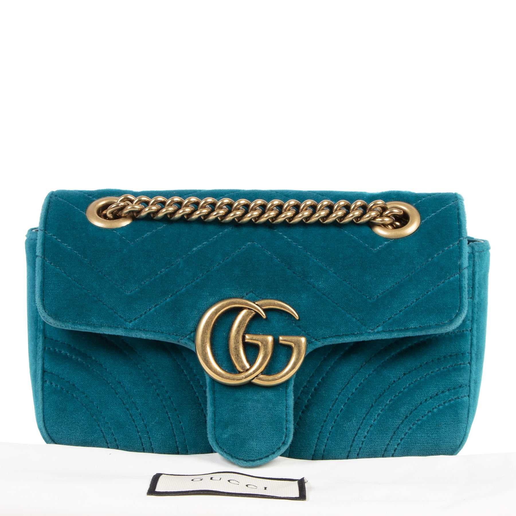 Gucci GG Marmont Mini Velvet Shoulder Bag