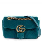 Gucci GG Marmont Mini Velvet Shoulder Bag for the best price