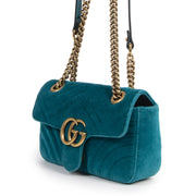Gucci GG Marmont Mini Velvet Shoulder Bag for the best price