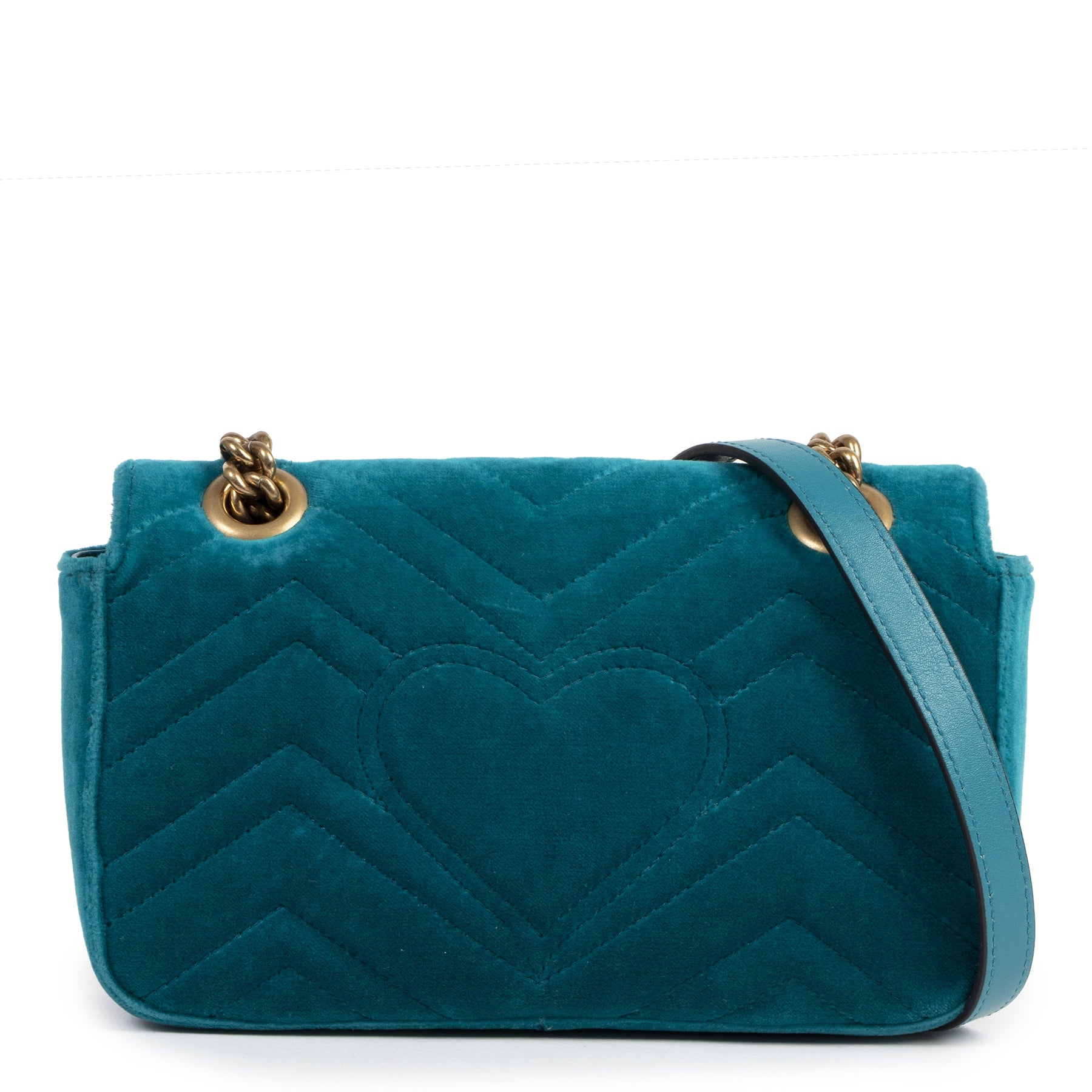 Gucci GG Marmont Mini Velvet Shoulder Bag for the best price for sale online