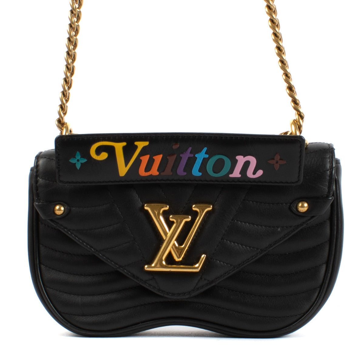 Louis Vuitton Black New Wave Crossbody Bag aan de beste prijs te koop bij Labellov tweedehands luxe.