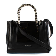 shop 100% authentic second hand Bulgari Black Leather Serpenti Scalgie Tote Bag on Labellov.com