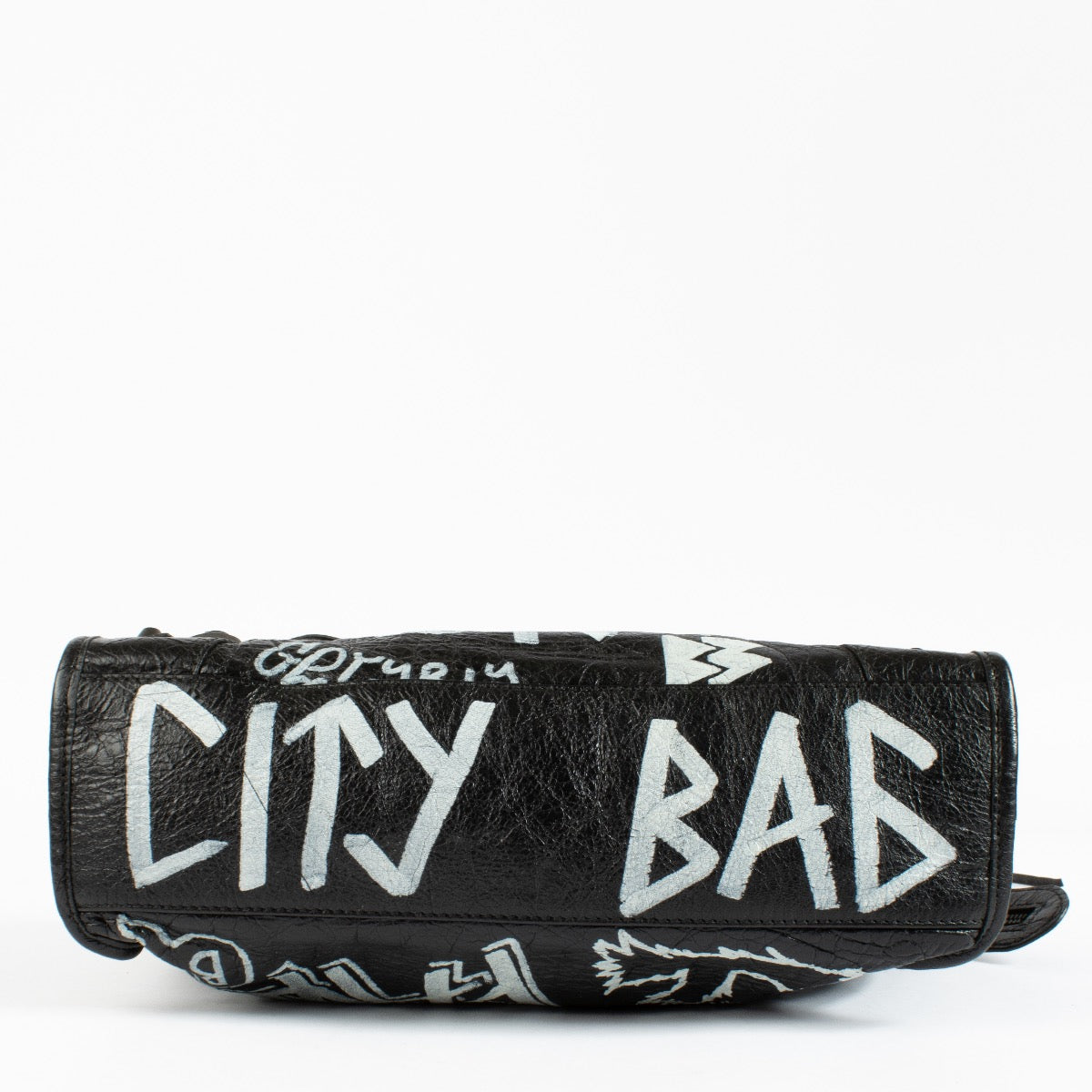 Shop 100% authentic second hand Balenciaga Black Graffiti Small City Bag on Labellov.com