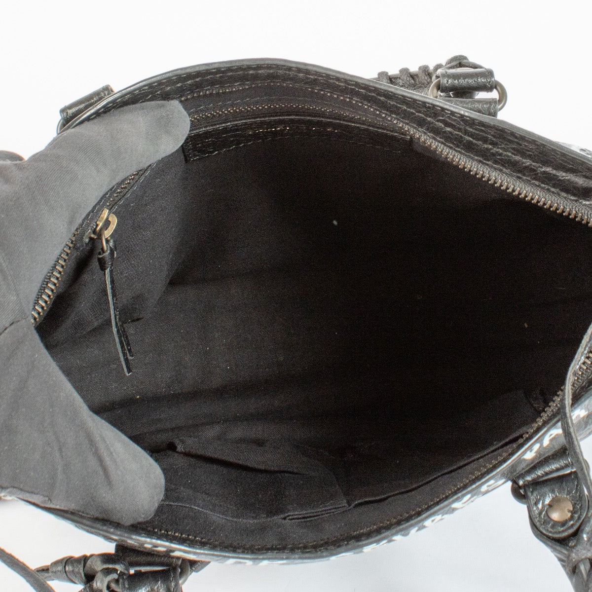 Shop 100% authentic second hand Balenciaga Black Graffiti Small City Bag on Labellov.com