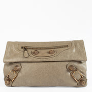 Shop 100% authentic second hand Balenciaga Beige City Envelope Clutch on Labellov.com