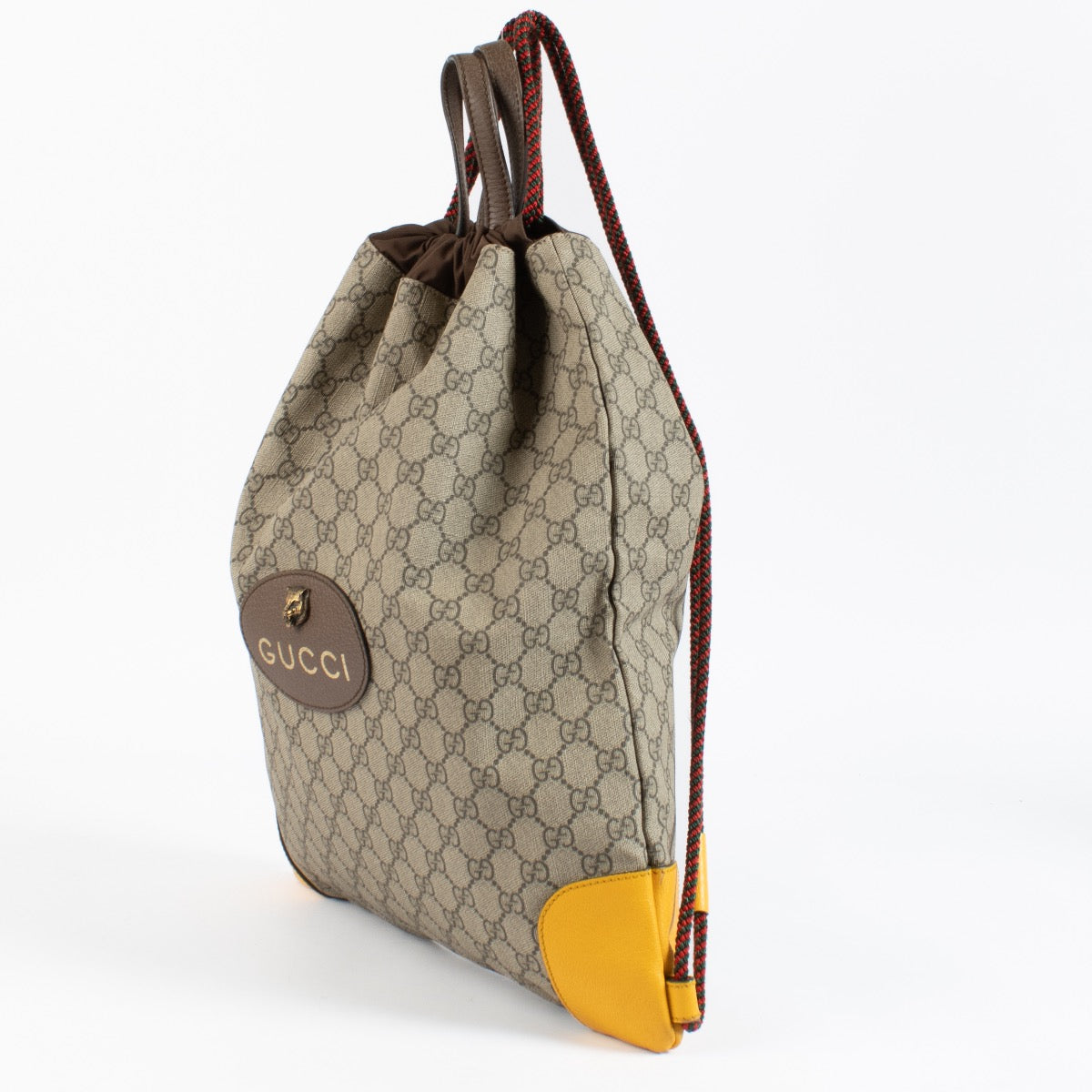 Shop 100% authentic second hand Gucci GG Supreme Drawstring Backpack on Labellov.com