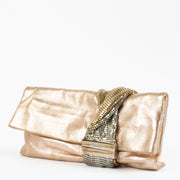 Shop 100% authentic second hand Jimmy Choo Gold Chandra Clutch on Labellov.com