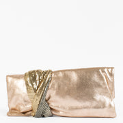 Shop 100% authentic second hand Jimmy Choo Gold Chandra Clutch on Labellov.com