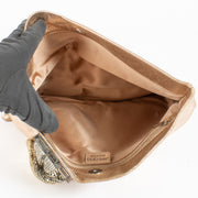 Shop 100% authentic second hand Jimmy Choo Gold Chandra Clutch on Labellov.com