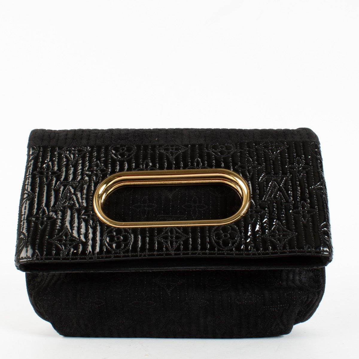 Authentic Second Hand Louis Vuitton Black Monogram Motard Afterdark Clutch on Labellov.com