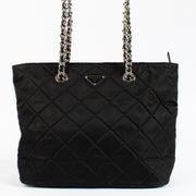 Shop 100% authentic second hand Prada Black Nylon Quilted Tote on Labellov.com
